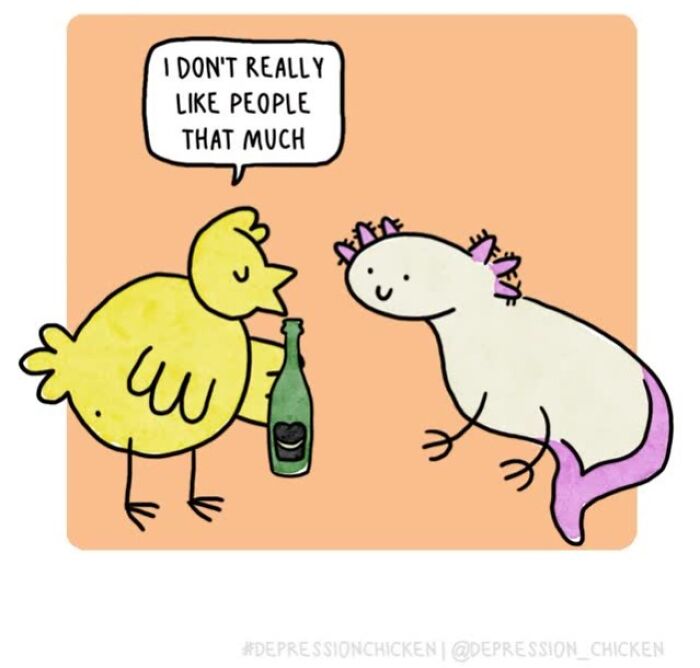 Meet Depression Chicken: The Hilariously Awkward Comics About Anxiety That'll Totally Get You