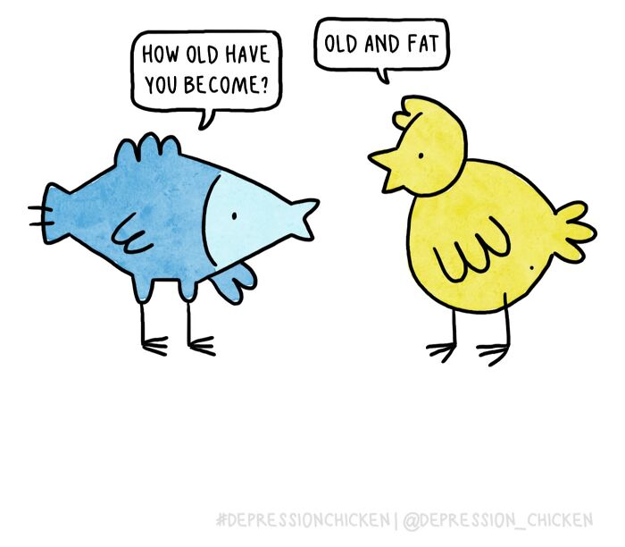 Meet Depression Chicken: The Hilariously Awkward Comics About Anxiety That'll Totally Get You