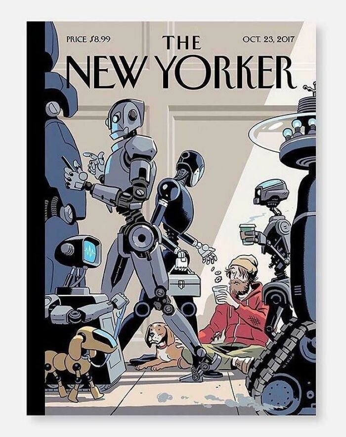 Fresh New Yorker Cover – Futuristic or Just Clever?