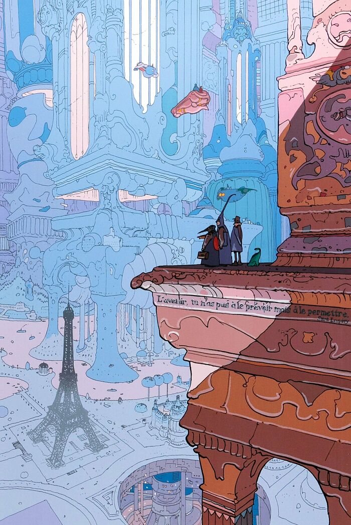 Moebius' Epic Paris of the Future – Totally Mind-Blowing Art!