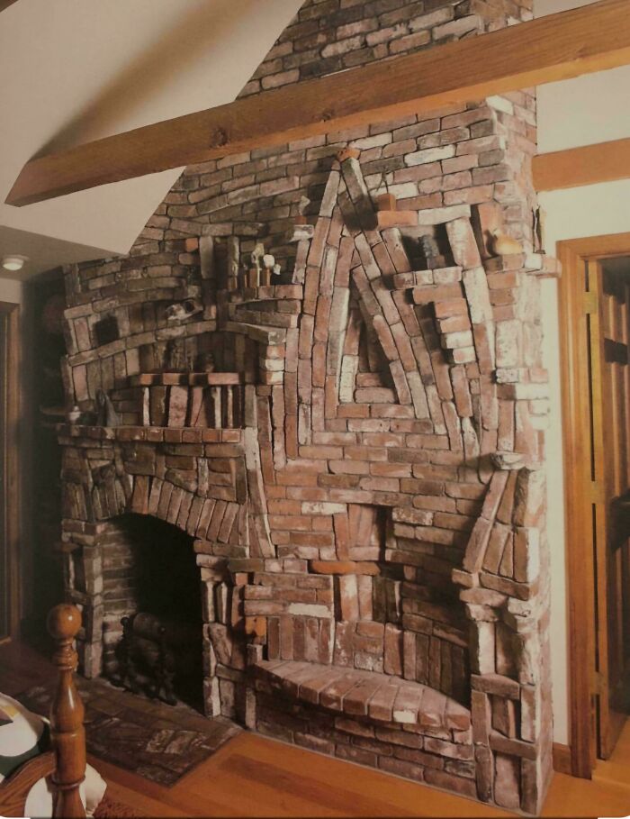 Family Got A Bit Thinky And Finished The Fireplace... This Way