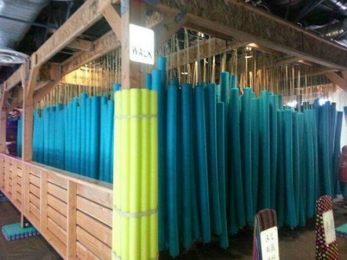 Pool Noodle Forest: Fun For Kids, Nightmare For Cleaners