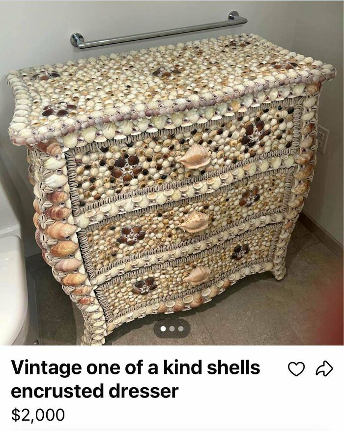 One Tough Dresser With Toilet Decorations