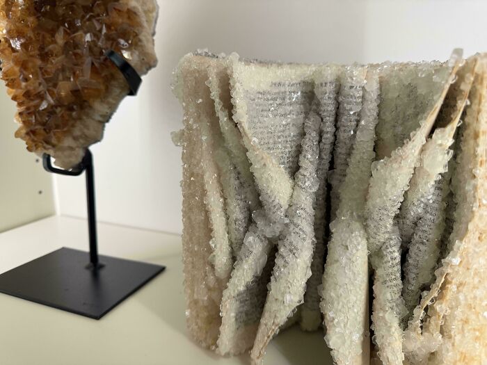 Homemade Crystalized Book That’s Dust’s Dream