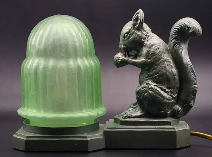 Picked Up This Petite 'Nuart NYC' Lamp—Guessing 1920s or 1930s