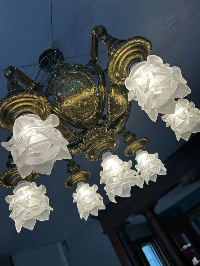 Can Anyone Guess How Old This Light Fixture Is?