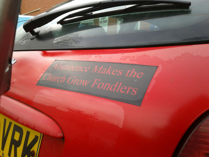Car Sign Saying It Like It Is (UK)