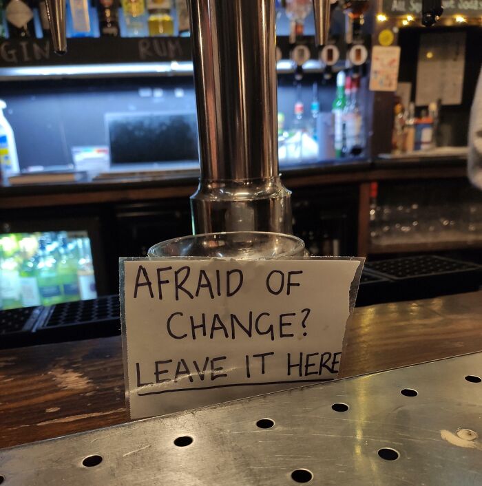 Classic London Pub Sign With A Twist