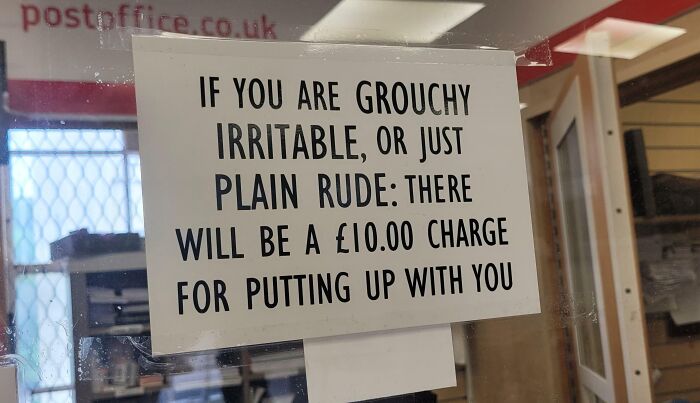 Post Office Warning: Behave Or Pay Up