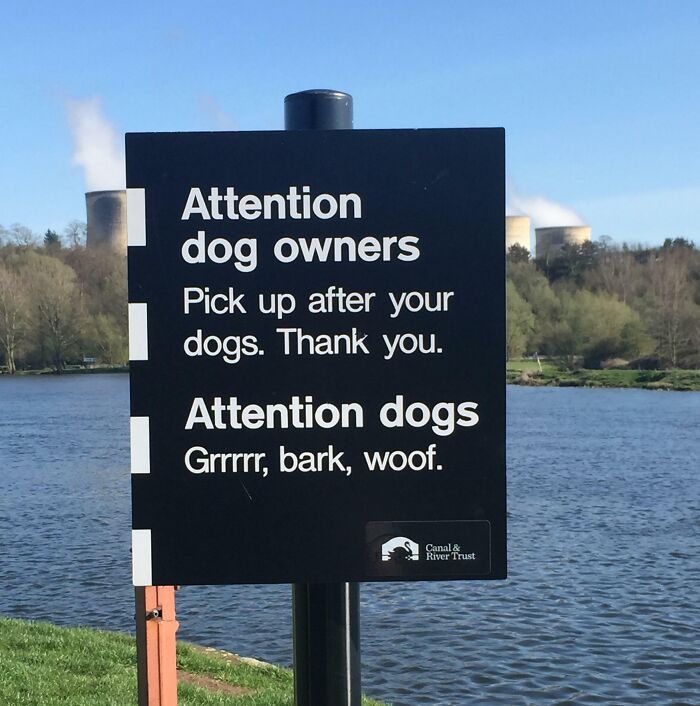Multilingual Sign Near A River That’s Surprisingly Funny