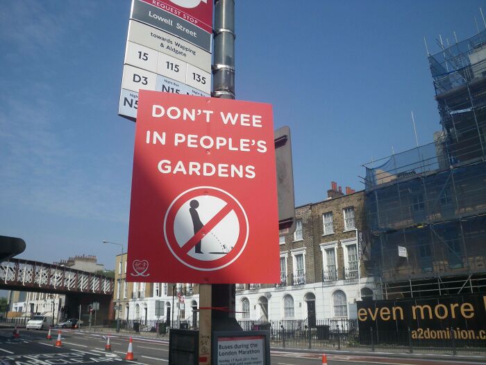 Awesome Sign At The London Marathon