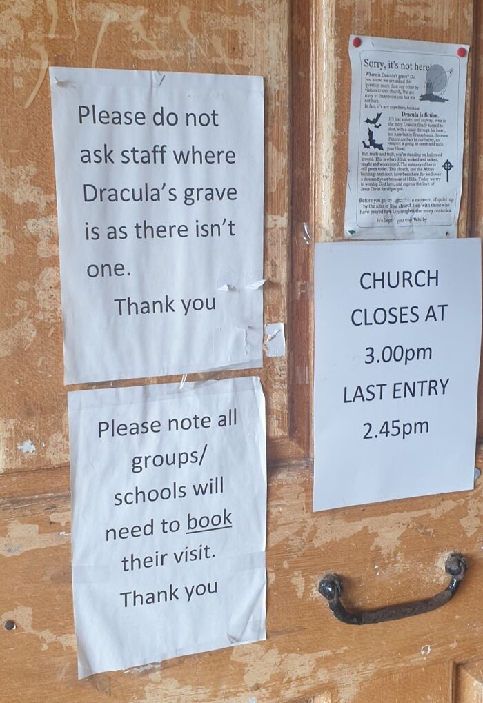 The Church In Whitby Just Wants To Be Left Alone