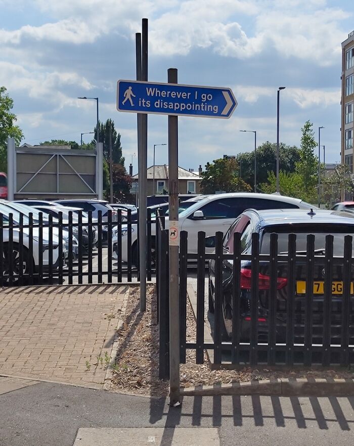 Disappointed Man Sign In Kingston Says It All