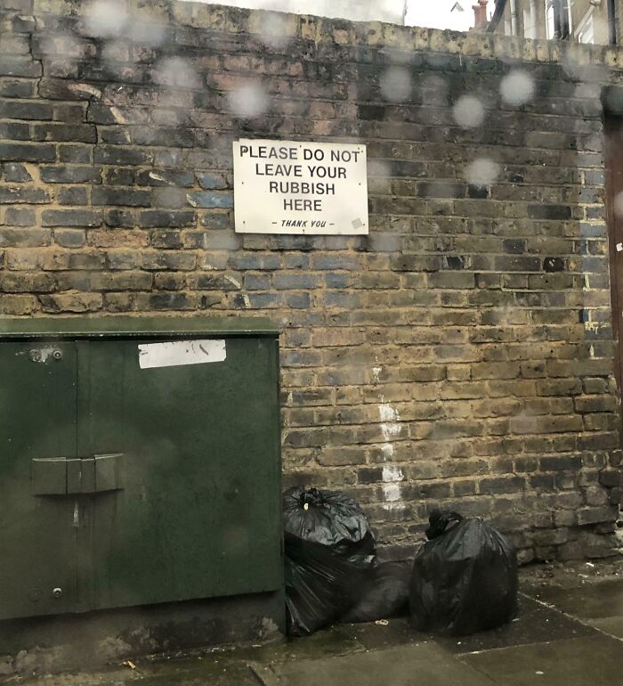 I'm No Brit, But That Rubbish Placement's Classic
