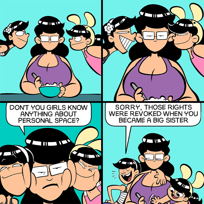 These Comics About Three Sisters Nail the Hilarious and Wild Ride of Family Life (59 Pics)