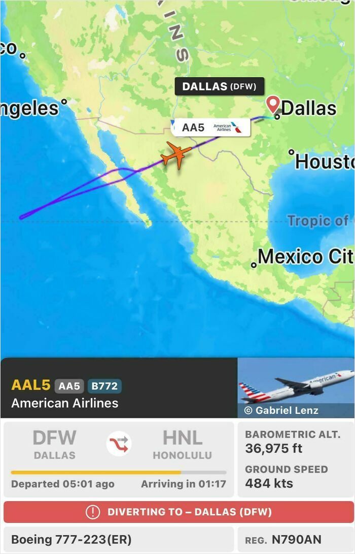 Flight Bound for Hawaii, Then Turnaround After a Tsunami Warning