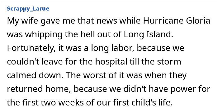 "I Think I’m in Labor"—Perfect Timing for a Natural Disaster