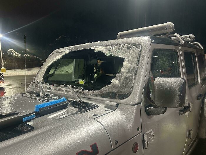 Ice Storm or Windshield? You Decide!