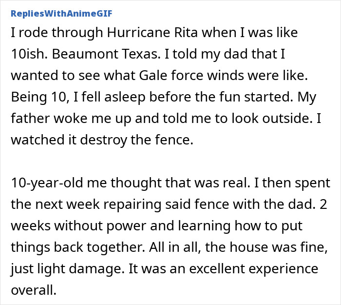 We Have Very Different Ideas of 'Excellent Experience,' My Friend