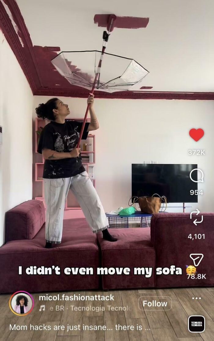 Ceiling Painting Hack That’s Just Too Smart