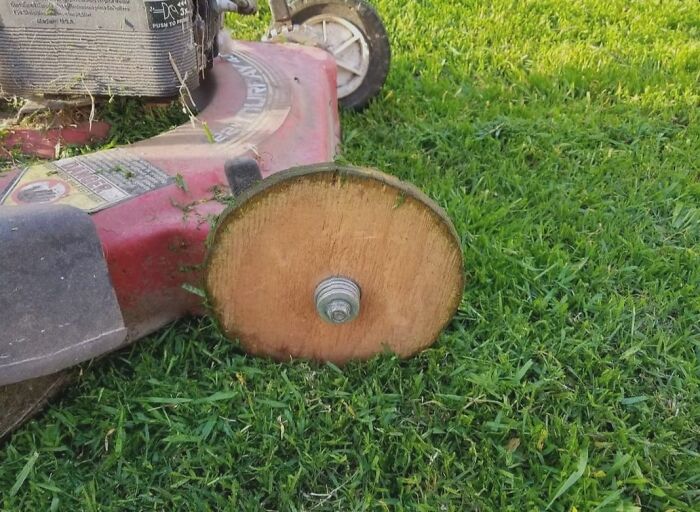 Dad’s Lawnmower Fix: Definitely Creative