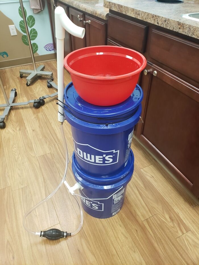 Foot-Operated Hand Wash Station Build: Level Genius