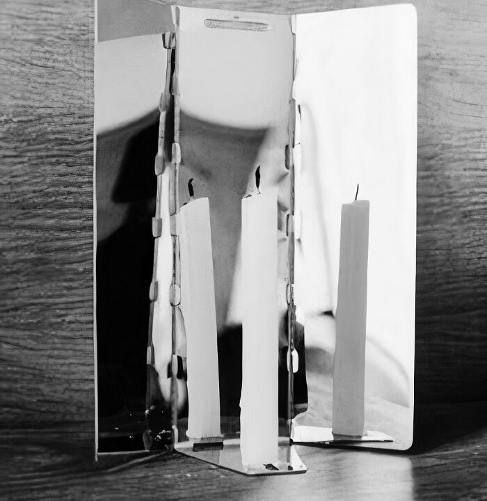 One Candle, Four Times the Brightness Thanks to Mirror Magic