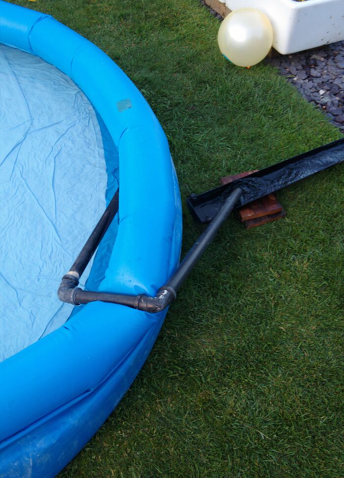 Drain Your Kid’s Pool FAST With Old Pipes and Siphon Superpowers
