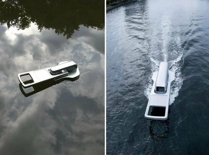 Japanese Designer Created A Giant Zipper Boat That Looks Like It’s Unzipping The Water