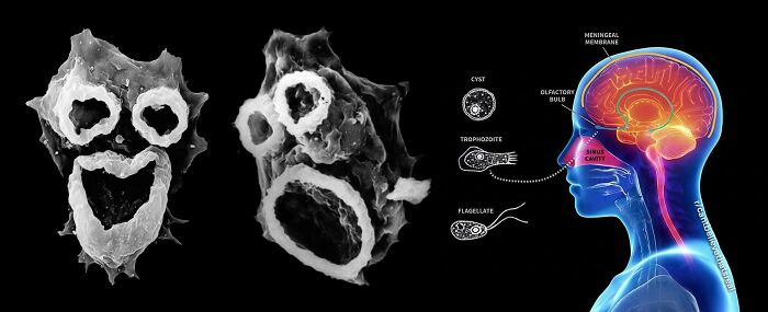 Brain-Eating Amoeba Kills 97% Of Its Victims By Invading The Brain Through Their Nose