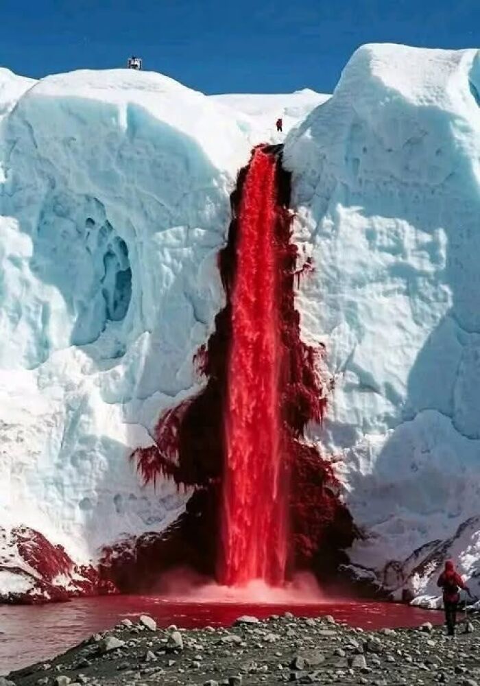 Blood Falls In Antarctica Looks Like A Glacier Is Bleeding, Thanks To Rusty Water