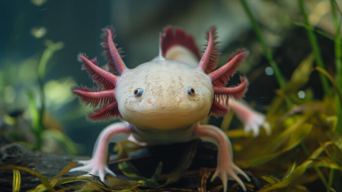 Axolotl: The Smiling Alien With Frilly Gills