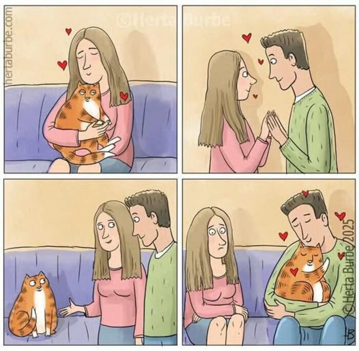 50 Cat Comics That'll Make You Go 'Aww' and Maybe Laugh Too