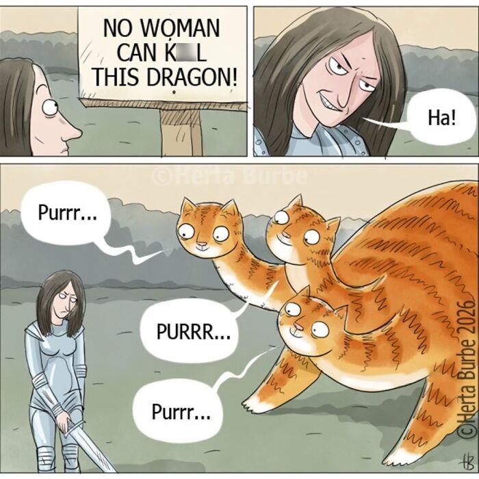 50 Cat Comics That'll Make You Go 'Aww' and Maybe Laugh Too