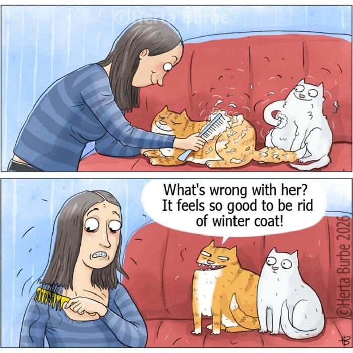 50 Cat Comics That'll Make You Go 'Aww' and Maybe Laugh Too