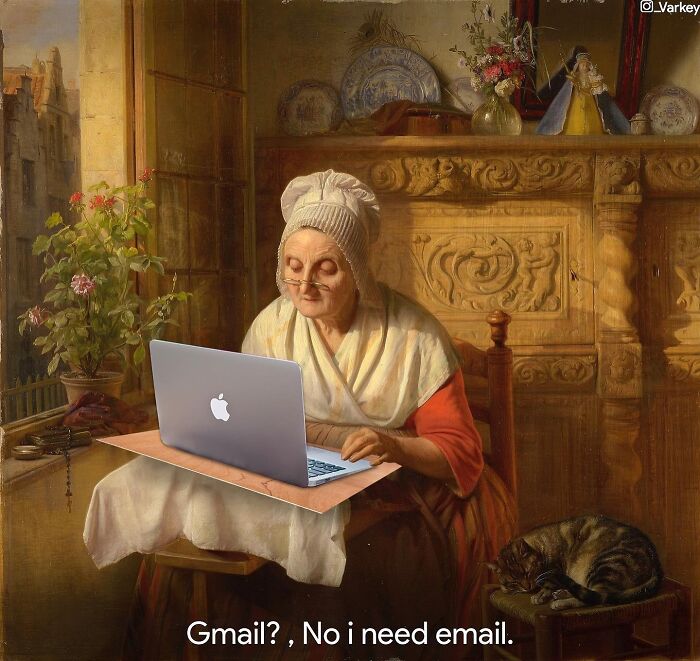 Old Paintings Meet Modern Life And It’s Hilarious!