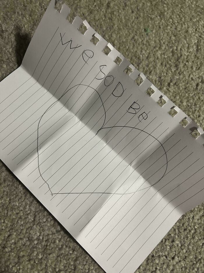 An Apology Note From A Kid Coworker
