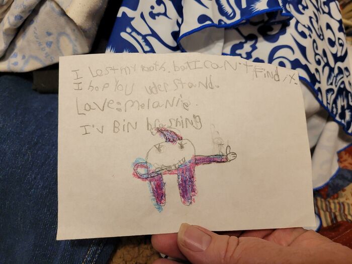 Old Tooth Fairy Note I Wrote (And Got Paid For)
