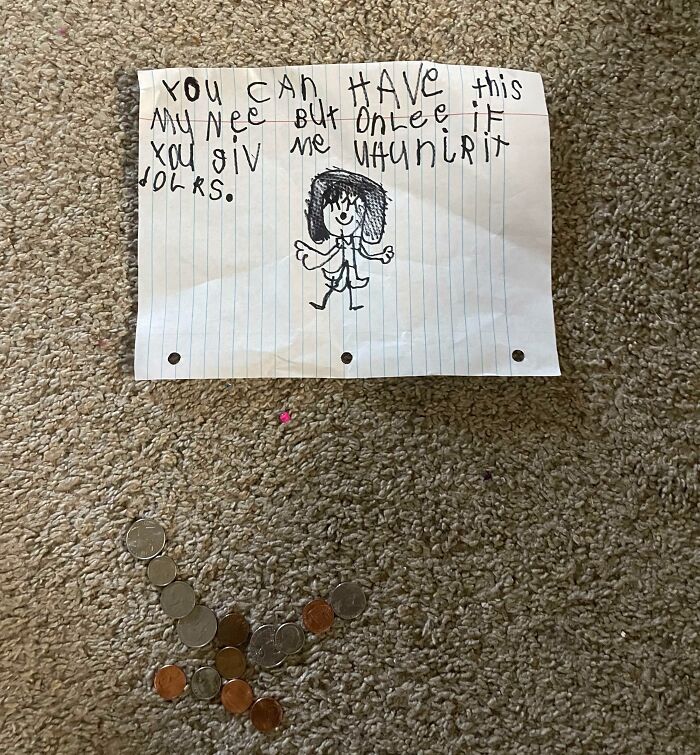 Kid Offered $1.21 For A Hundred Bucks