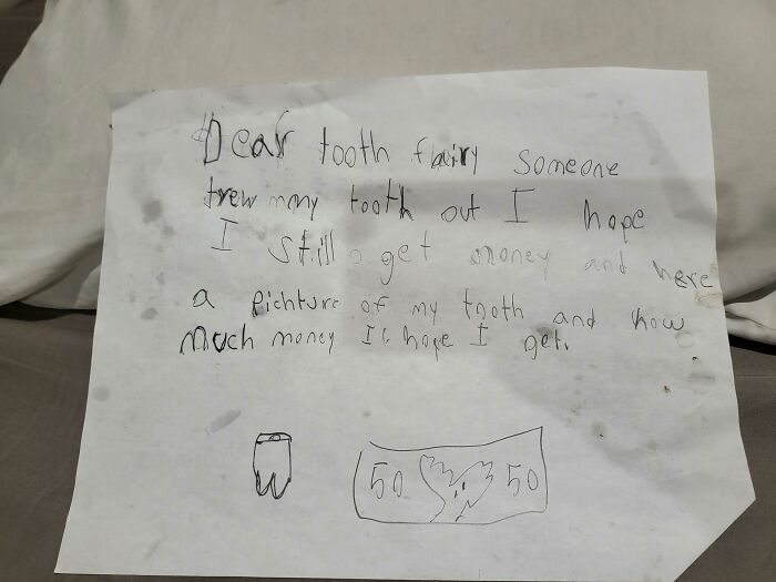 Lost Tooth Panic And Letter To The Tooth Fairy