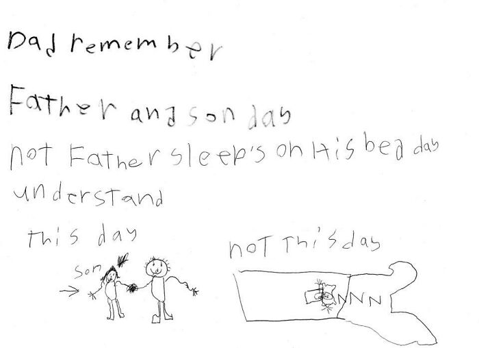 7-Year-Old’s Picture Telling Me How Much I Suck