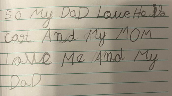 Toddler Niece’s Diary Note