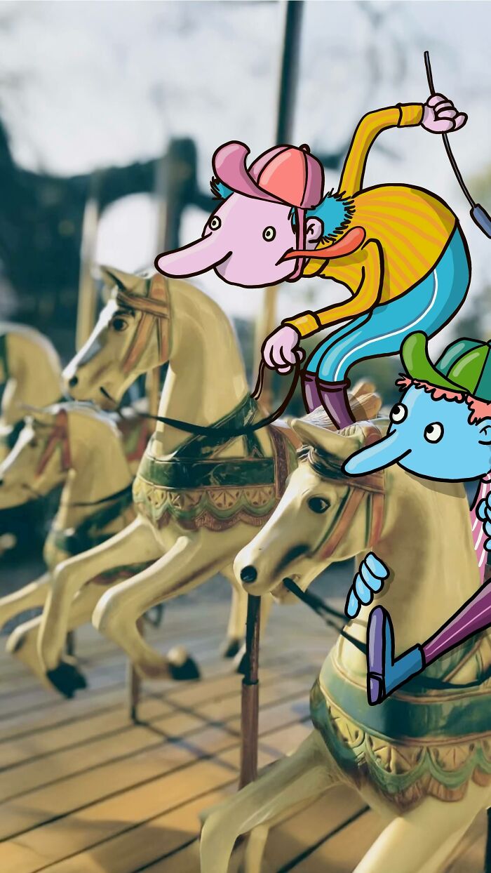 Wait, This Artist Is Drawing Cartoon Magic Right on Strangers’ Photos?! (27 Epic Pics)
