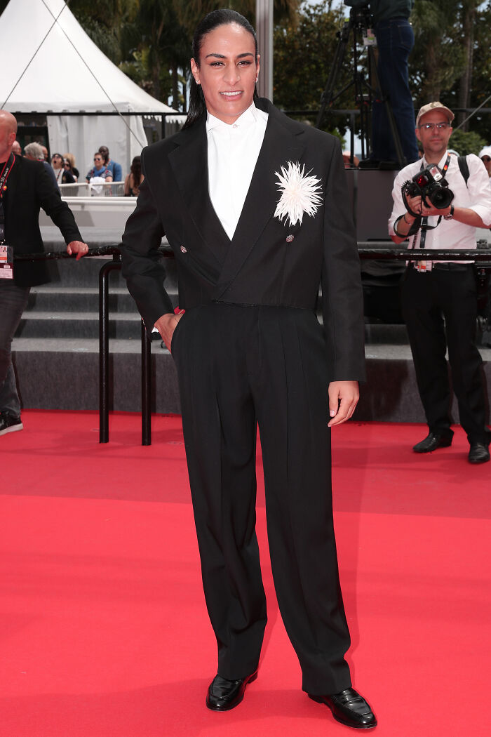 Imane Khelif’s Bodyguard Vibes