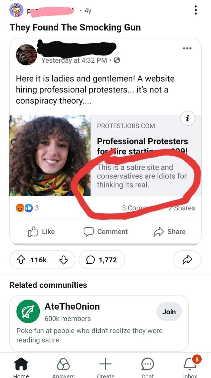 This Subreddit Is Right Under the Post, Guys