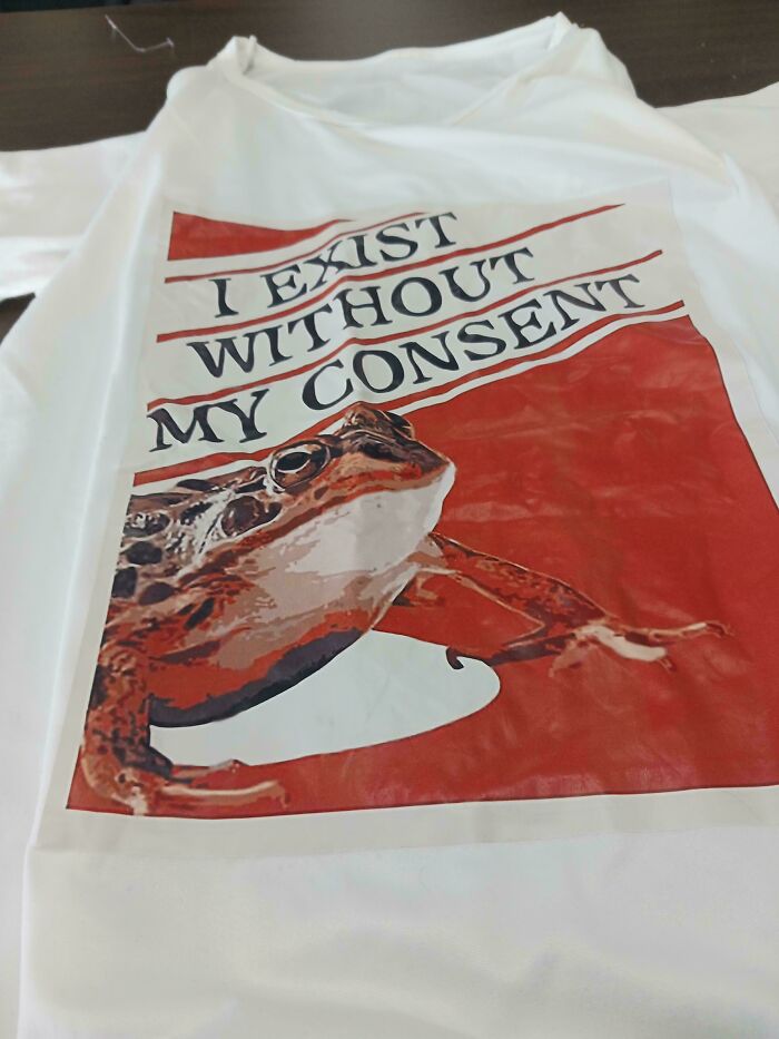 Found This At Work — Guess Who’s Got A New Shirt?