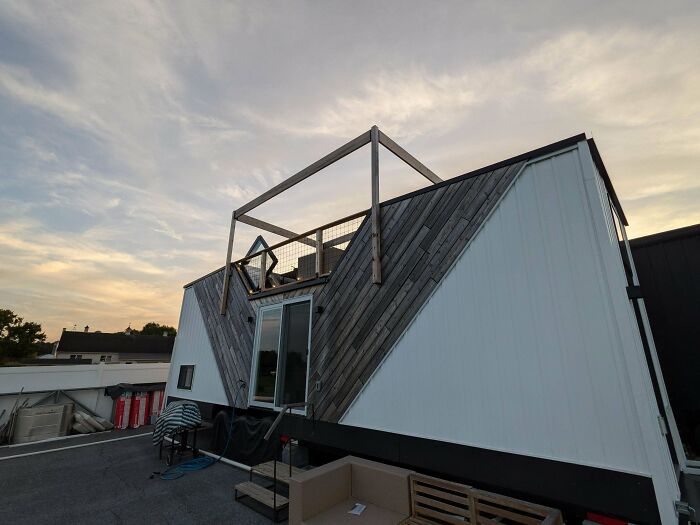 34x10 Tiny House On Wheels With Roof Deck