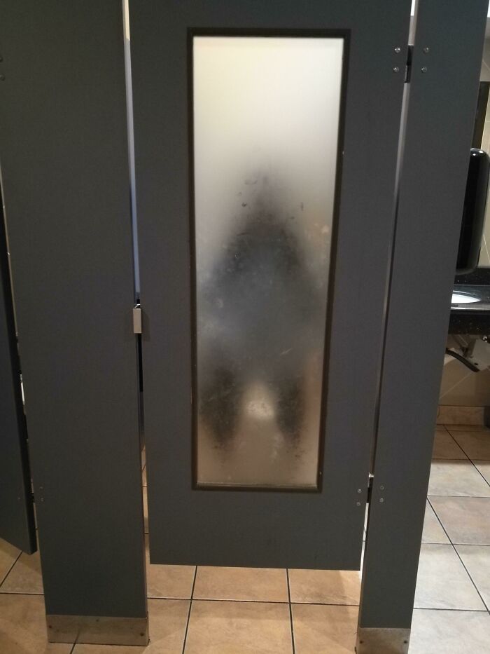 Translucent Stall Doors? Feeling Seen Much?