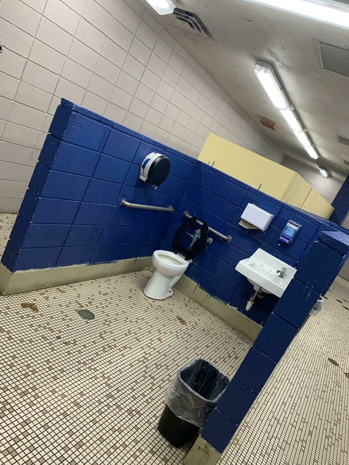 High School Bathrooms Were Already Nuts, But This Takes the Cake