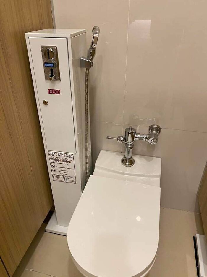Coin-Operated Bidet at Amusement Park? Capitalism Hits the Bathroom